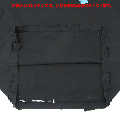 CVTVLIST | カタリスト USED加工ロゴワッペン長袖Tシャツ ダメージ加工 長袖Ｔシャツ ブラック サイズ：2【三重本店】