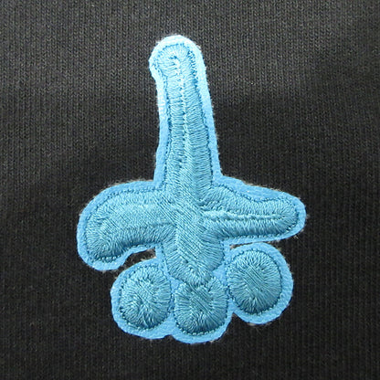 CVTVLIST | カタリスト USED加工ロゴワッペン長袖Tシャツ ダメージ加工 長袖Ｔシャツ ブラック サイズ：2【三重本店】