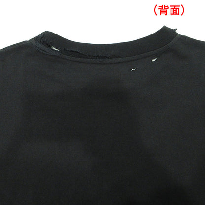 CVTVLIST | カタリスト USED加工ロゴワッペン長袖Tシャツ ダメージ加工 長袖Ｔシャツ ブラック サイズ：2【三重本店】