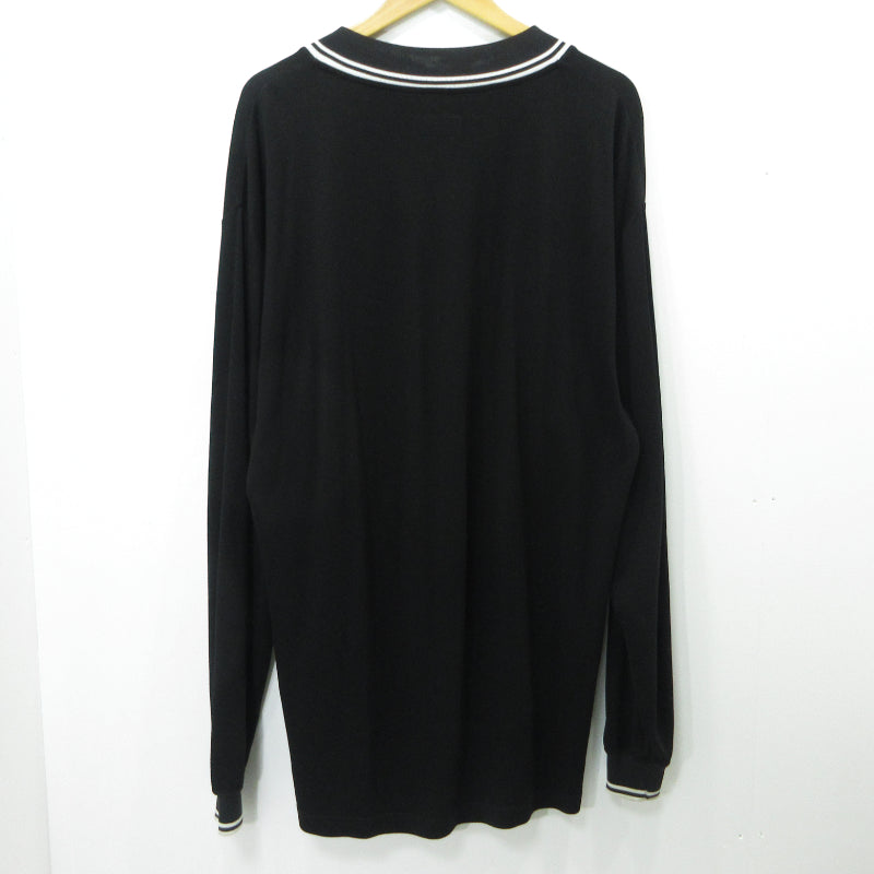 DESCENDANT | ディセンダント CHANT JERSEY 長袖Ｔシャツ 182ATDS-CSM22 ブラック サイズ：3【三重本店】