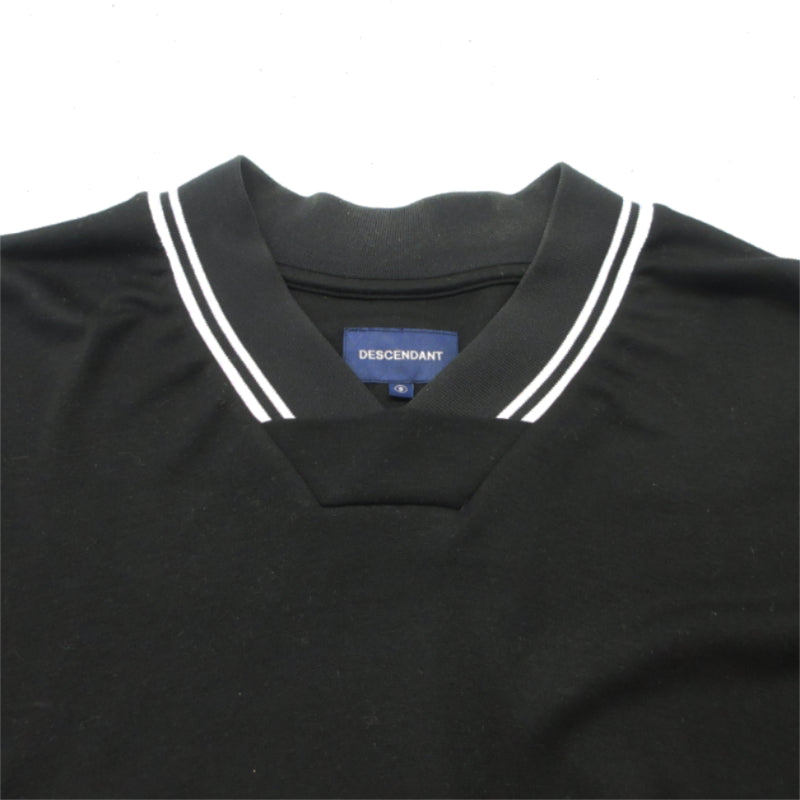 DESCENDANT | ディセンダント CHANT JERSEY 長袖Ｔシャツ 182ATDS-CSM22 ブラック サイズ：3【三重本店】