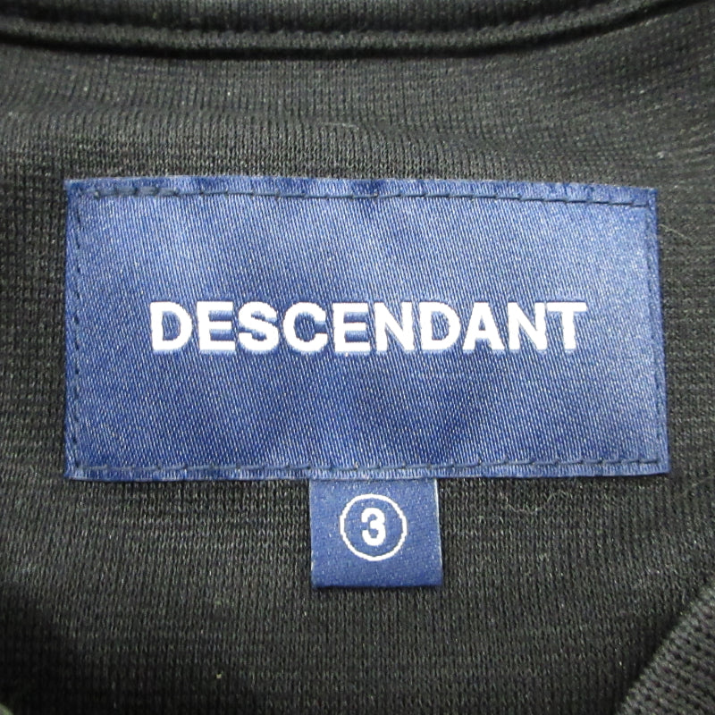 DESCENDANT | ディセンダント CHANT JERSEY 長袖Ｔシャツ 182ATDS-CSM22 ブラック サイズ：3【三重本店】