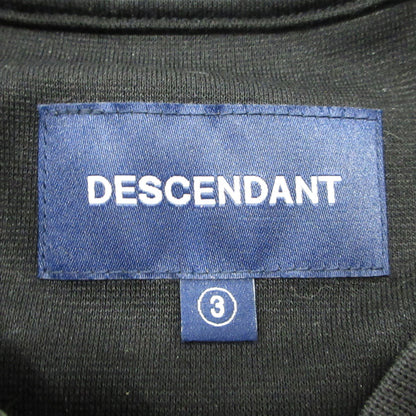 DESCENDANT | ディセンダント CHANT JERSEY 長袖Ｔシャツ 182ATDS-CSM22 ブラック サイズ：3【三重本店】