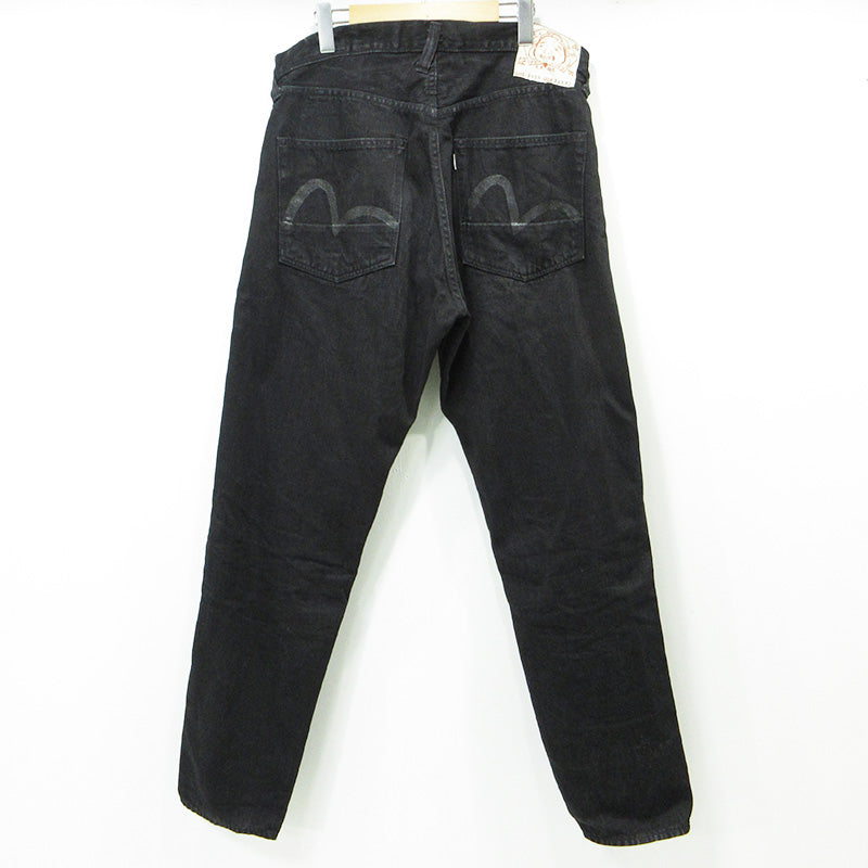 EVISU | エヴィス カモメプリントボタンフライデニムパンツ デニムパンツ Lot. 2020 ブラック サイズ：34【三重本店】