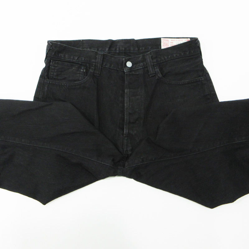 EVISU | エヴィス カモメプリントボタンフライデニムパンツ デニムパンツ Lot. 2020 ブラック サイズ：34【三重本店】