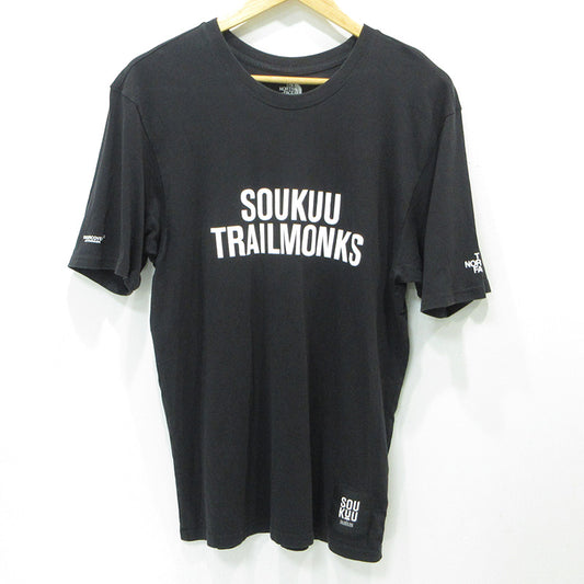 UNDERCOVER | アンダーカバー × THE NORTH FACE ザノースフェイス ロゴプリント半袖Tシャツ SOUKUU 半袖Ｔシャツ NT02410UC ブラック サイズ：M【三重本店】