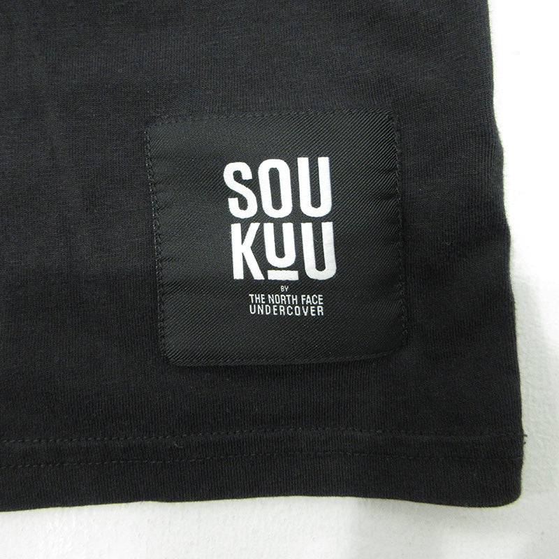 UNDERCOVER | アンダーカバー × THE NORTH FACE ザノースフェイス ロゴプリント半袖Tシャツ SOUKUU 半袖Ｔシャツ NT02410UC ブラック サイズ：M【三重本店】