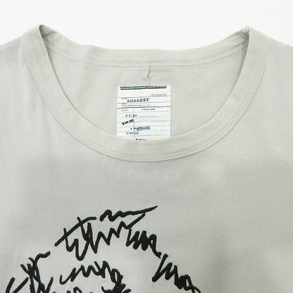 SHAREEF | シャリーフ DESPERATION デスペレイション グラフィック刺繍半袖Tシャツ 半袖Ｔシャツ SH-2053D ライトグレー サイズ：2【三重本店】