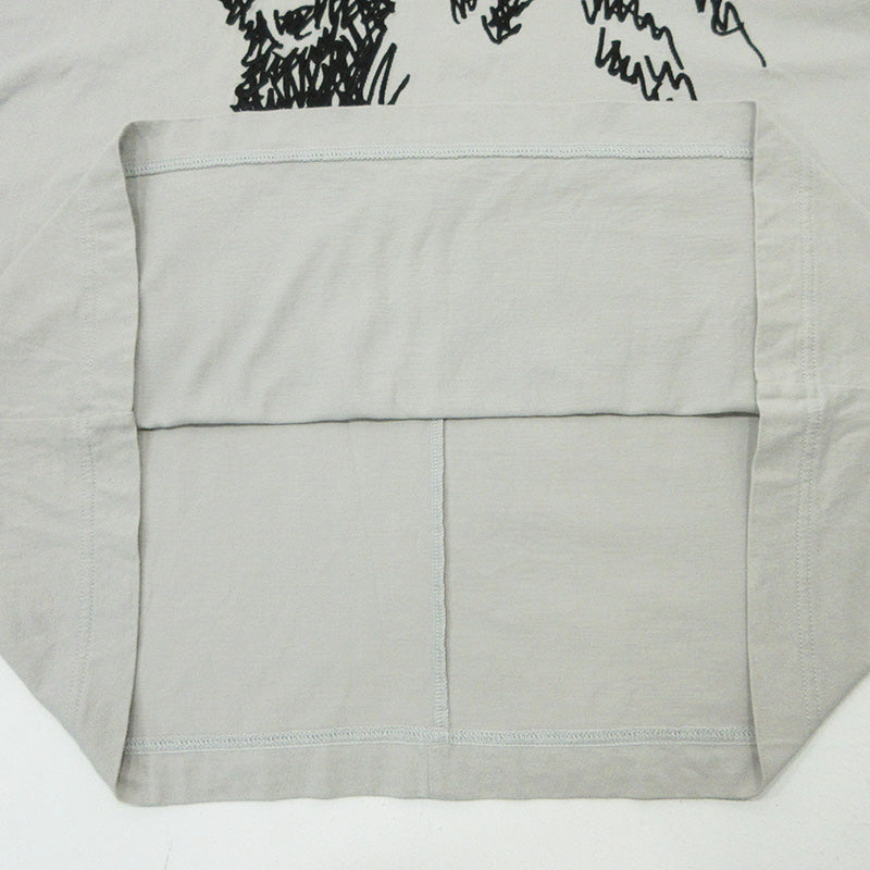 SHAREEF | シャリーフ DESPERATION デスペレイション グラフィック刺繍半袖Tシャツ 半袖Ｔシャツ SH-2053D ライトグレー サイズ：2【三重本店】