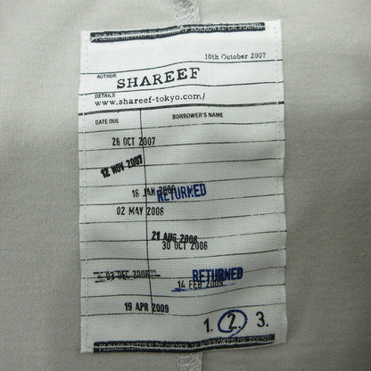 SHAREEF | シャリーフ DESPERATION デスペレイション グラフィック刺繍半袖Tシャツ 半袖Ｔシャツ SH-2053D ライトグレー サイズ：2【三重本店】