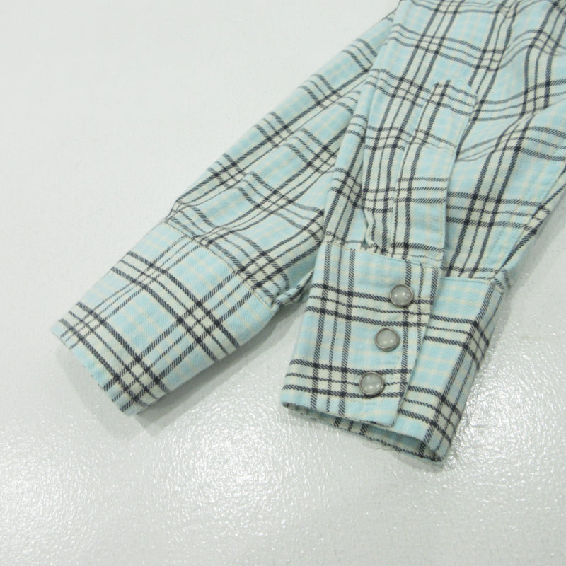 Levi's | リーバイス ショートホーン Sawtooth pocket weastern shirts ソーツースポケットウエスタンシャツ 長袖シャツ 61504-65 ブルー サイズ：38【三重本店】