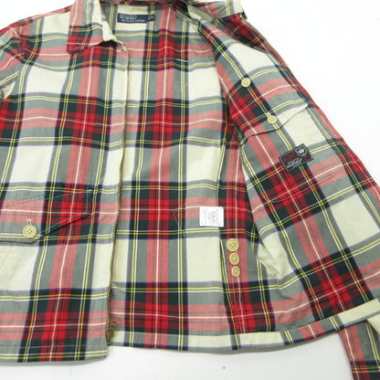 RALPH LAUREN | ラルフローレン チェック ジップアップ ブルゾン スイングトップ MNBLOTWM5L00087 レッド系 サイズ：M【三重本店】