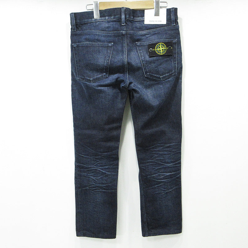 STONE ISLAND | ストーンアイランド ロゴワッペンジップフライデニムパンツ TYPE:SK デニムパンツ 6915J2ZR2 ネイビー サイズ：29【三重本店】