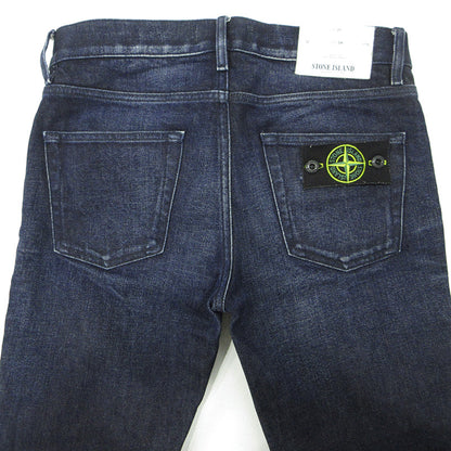 STONE ISLAND | ストーンアイランド ロゴワッペンジップフライデニムパンツ TYPE:SK デニムパンツ 6915J2ZR2 ネイビー サイズ：29【三重本店】