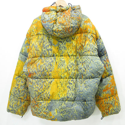 DIESEL | ディーゼル W-BOGAERT PUFFER JACKET 総柄中綿ジャケット 中綿ジャケット A14520 イエロー×ブルー マルチカラー サイズ：46【三重本店】