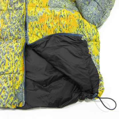DIESEL | ディーゼル W-BOGAERT PUFFER JACKET 総柄中綿ジャケット 中綿ジャケット A14520 イエロー×ブルー マルチカラー サイズ：46【三重本店】