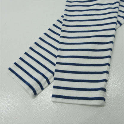 Brooks Brothers | ブルックスブラザーズ gfロゴ 長袖Ｔシャツ 330002155 ホワイト×ブルー サイズ：M【三重本店】