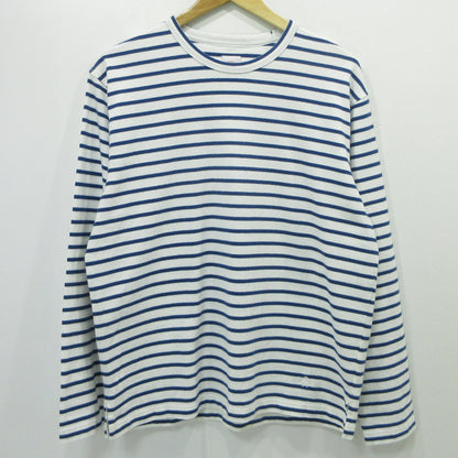 Brooks Brothers | ブルックスブラザーズ gfロゴ 長袖Ｔシャツ 330002155 ホワイト×ブルー サイズ：M【三重本店】