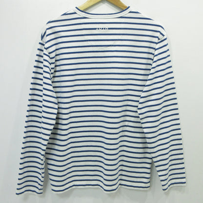 Brooks Brothers | ブルックスブラザーズ gfロゴ 長袖Ｔシャツ 330002155 ホワイト×ブルー サイズ：M【三重本店】