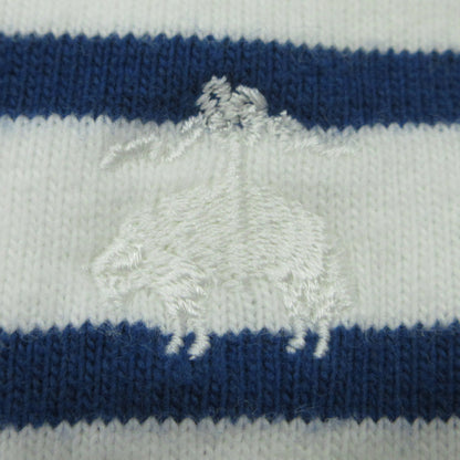 Brooks Brothers | ブルックスブラザーズ gfロゴ 長袖Ｔシャツ 330002155 ホワイト×ブルー サイズ：M【三重本店】