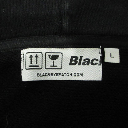BlackEyePatch | ブラックアイパッチ ロゴ刺繍長袖パーカー パーカー ブラック サイズ：L【三重本店】