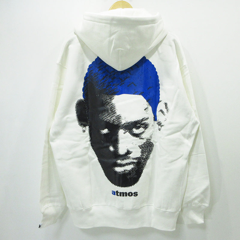 SAPEur | サプール ×Atmos アトモス ロッドマン裏起毛長袖パーカー パーカー ホワイト サイズ：XL【三重本店】