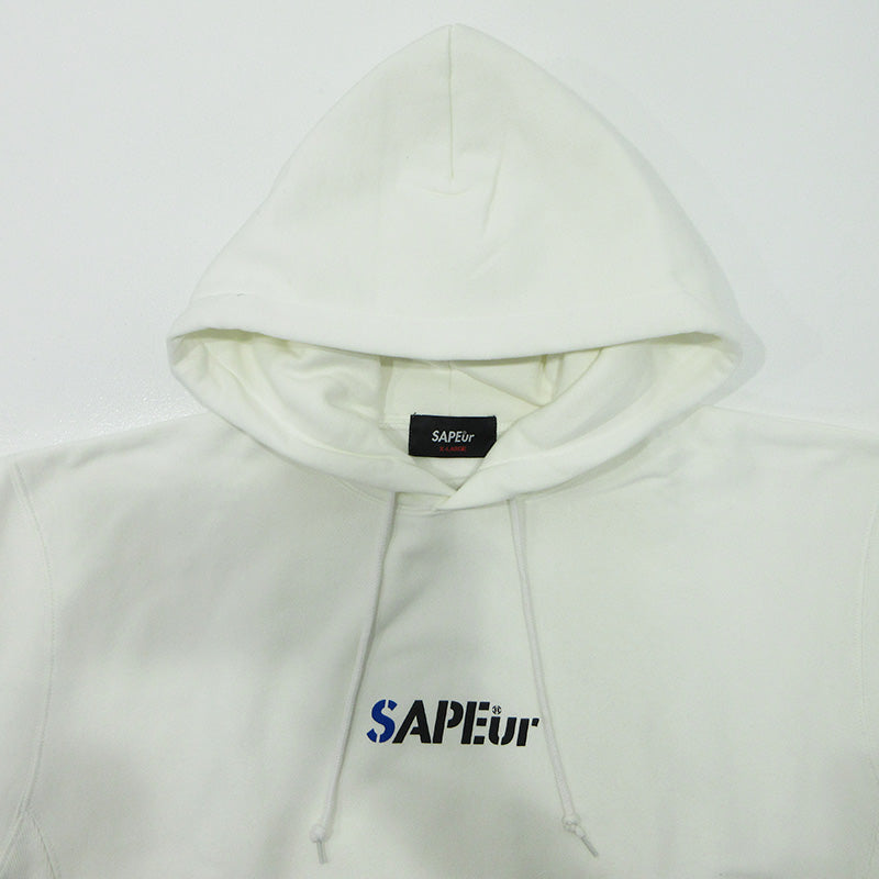 SAPEur | サプール ×Atmos アトモス ロッドマン裏起毛長袖パーカー パーカー ホワイト サイズ：XL【三重本店】