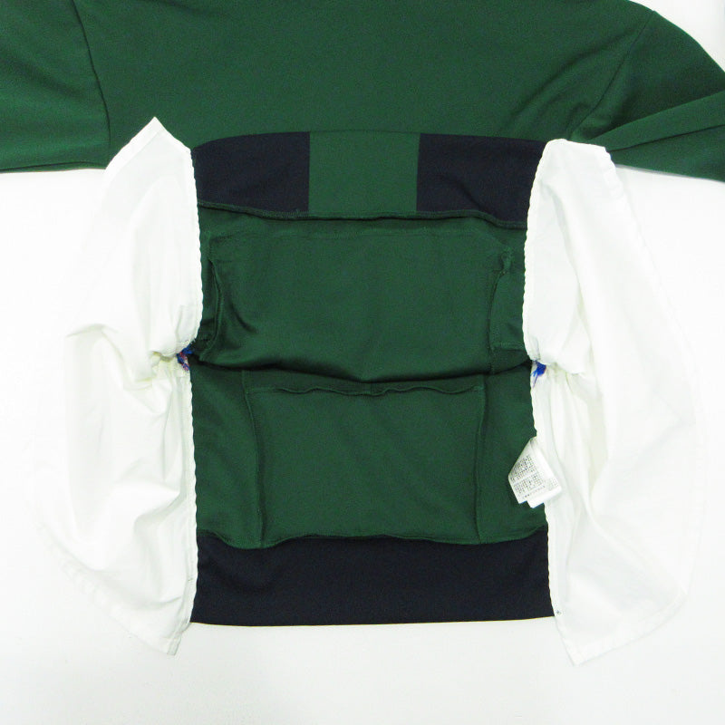 UN3D. | アンスリード シャツドッキングトップ 切替え長袖スウェット 長袖Tシャツ スウェット 522252702101-01 グリーン サイズ：36【三重本店】