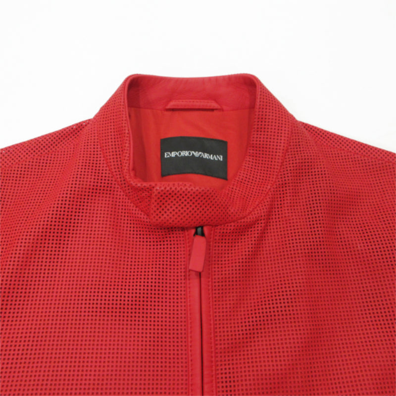 Emporio Armani | エンポリオ・アルマーニ メッシュ レザー レッド サイズ：1【三重本店】