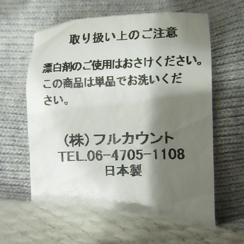 FULL COUNT | フルカウント heavyweight crewneck スウェット 3755 グレー系 サイズ：L【三重本店】