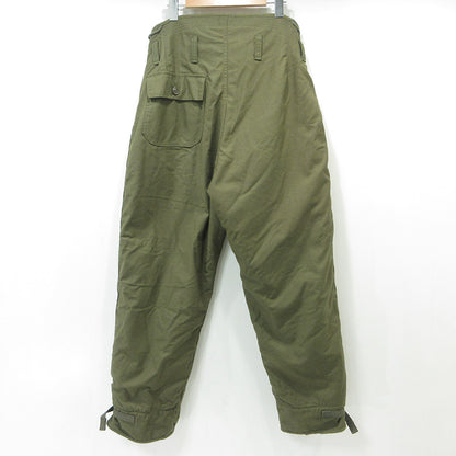 MILITARY衣料 | ミリタリーイリョウ U.S.NAVY A-2 デッキパンツ TROUSERS COLD WEATHER PERMEABLE TYPE1 80's 米海軍 ミリタリーパンツ パンツ 8440-00-221-0852 カーキグリーン サイズ：31【三重本店】