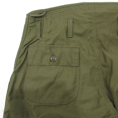 MILITARY衣料 | ミリタリーイリョウ U.S.NAVY A-2 デッキパンツ TROUSERS COLD WEATHER PERMEABLE TYPE1 80's 米海軍 ミリタリーパンツ パンツ 8440-00-221-0852 カーキグリーン サイズ：31【三重本店】