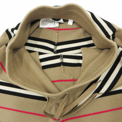 BURBERRY London England | バーバリーロンドンイングランド Kenton Striped Knit Shorts ケントンストライプニットショーツ ウール総柄ショートパンツ ボーダー柄 ショートパンツ 8011580 ベージュ マルチカラー サイズ：M【三重本店】