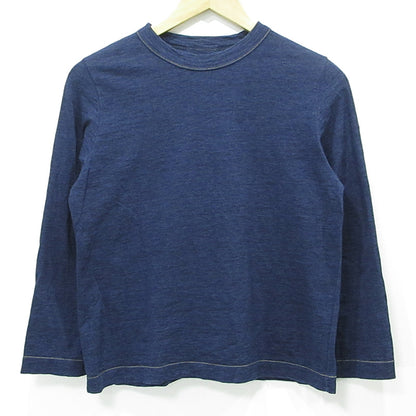 45rpm | ４５アールピーエム コットン長袖Tシャツ 長袖Ｔシャツ ネイビー サイズ：不明【三重本店】