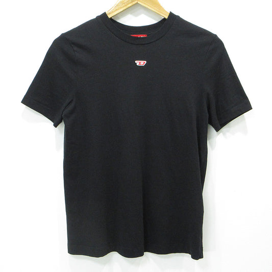 DIESEL | ディーゼル T-REG-D ロゴ刺繍半袖Tシャツ 半袖Ｔシャツ A05102 ブラック サイズ：S【三重本店】