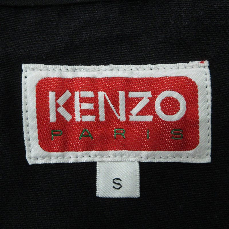 KENZO | ケンゾー BOKE FLOWER エンブロイダリートラッカージャケット 花柄刺繍デニムジャケット ボケフラワー デニム FE65DV3016C1 ブラック サイズ：S【三重本店】