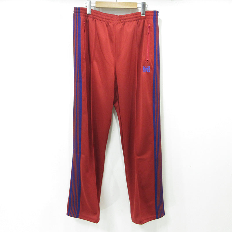 Needles | ニードルス Track Pant Poly Smooth トラックパンツポリスムース パピヨン刺繍 パンツ RW316 レッド サイズ：L【三重本店】