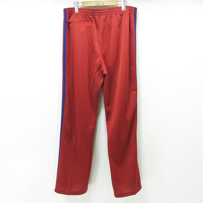 Needles | ニードルス Track Pant Poly Smooth トラックパンツポリスムース パピヨン刺繍 パンツ RW316 レッド サイズ：L【三重本店】