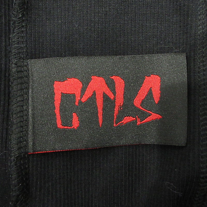 CVTVLIST | カタリスト USUAL HOODIE ユージュアルフーディー ロゴ刺繍長袖パーカー パーカー 2501100301 ブラック サイズ：XL【三重本店】