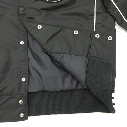 STUSSY | ステューシー OLD GOLD オールドゴールド ロゴワッペンスタジャン 中綿ナイロンジャケット スタジャン ブラック サイズ：M【三重本店】