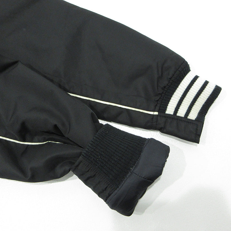 STUSSY | ステューシー OLD GOLD オールドゴールド ロゴワッペンスタジャン 中綿ナイロンジャケット スタジャン ブラック サイズ：M【三重本店】
