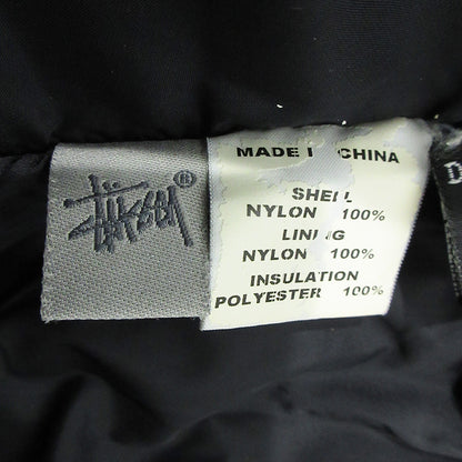 STUSSY | ステューシー OLD GOLD オールドゴールド ロゴワッペンスタジャン 中綿ナイロンジャケット スタジャン ブラック サイズ：M【三重本店】