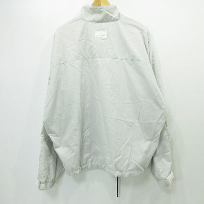 NIKE | ナイキ × FEAR OF GOD フィアオブゴッド ロゴ刺繍トラックジャケット ナイロンジャケット BV4419-043 ライトグレー ホワイト系 サイズ：M【三重本店】