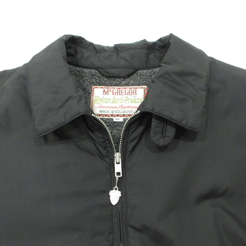 McGregor | マックレガー NYLON ANTI FREEZE JACKET 中綿ジャケット 113133901 ブラック サイズ：XXL【三重本店】
