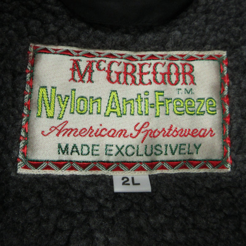 McGregor | マックレガー NYLON ANTI FREEZE JACKET 中綿ジャケット 113133901 ブラック サイズ：XXL【三重本店】