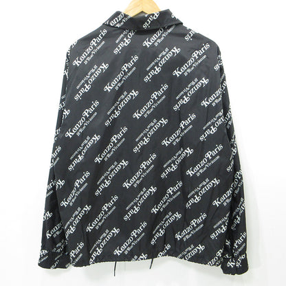 KENZO | ケンゾー × Verdy ヴェルディ Logo Windbreaker ロゴウィンドブレイカー 総柄コーチジャケット ナイロンジャケット その他アウター FE55BL1639NU ブラック サイズ：M【三重本店】