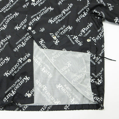 KENZO | ケンゾー × Verdy ヴェルディ Logo Windbreaker ロゴウィンドブレイカー 総柄コーチジャケット ナイロンジャケット その他アウター FE55BL1639NU ブラック サイズ：M【三重本店】
