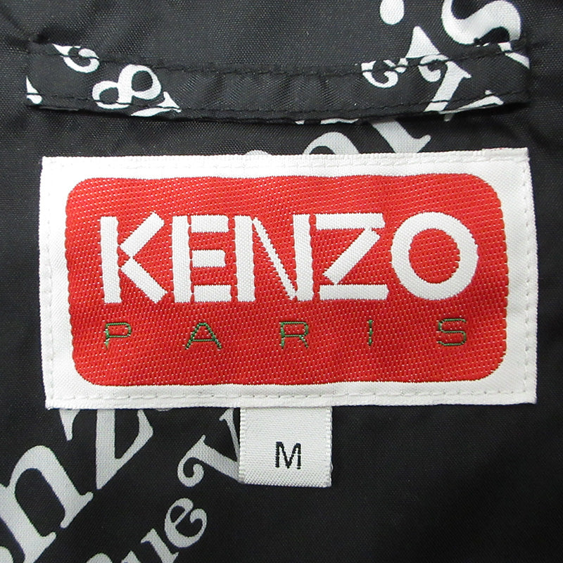 KENZO | ケンゾー × Verdy ヴェルディ Logo Windbreaker ロゴウィンドブレイカー 総柄コーチジャケット ナイロンジャケット その他アウター FE55BL1639NU ブラック サイズ：M【三重本店】