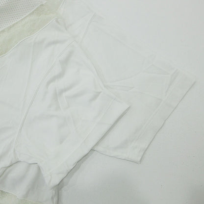 BURBERRY London England | バーバリーロンドンイングランド レース切替え半袖Tシャツ 半袖Ｔシャツ 8066320 ホワイト サイズ：XS【三重本店】