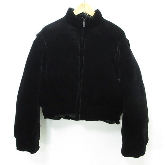 MASU | エムエーエスユー/マス VELVET PUFFER JACKET ベルベットパファージャケット 2WAYベロアダウンジャケット ダウンベスト ダウンジャケット MFFW-BL0623 ブラック サイズ：46【三重本店】